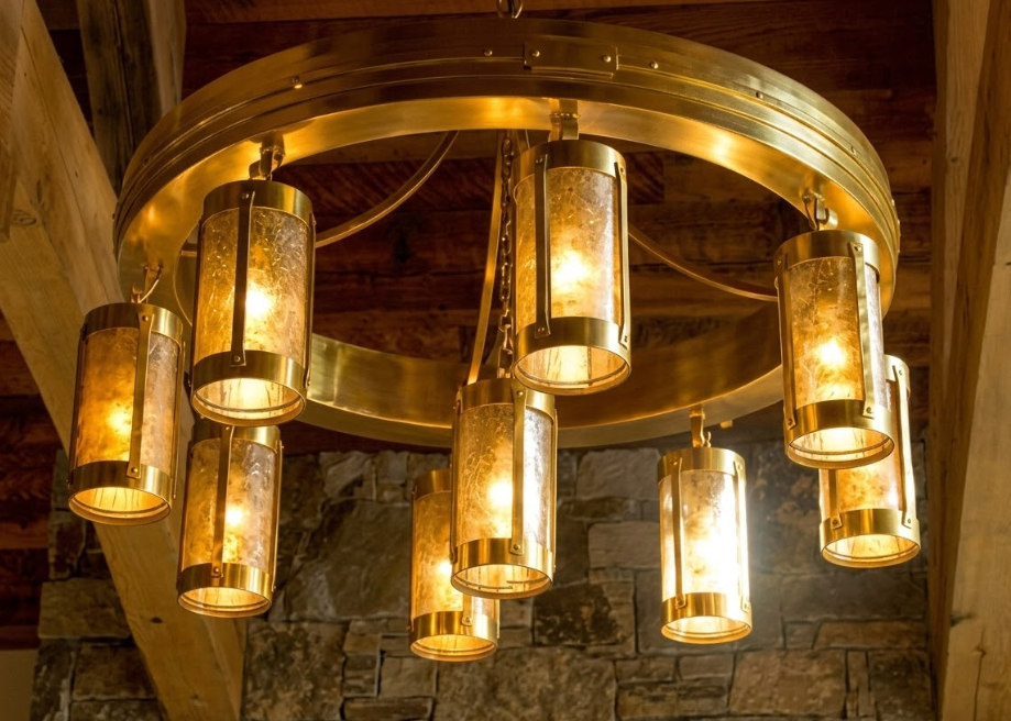 The King Ranch Steel Chandelier Pendant Light Custom Design