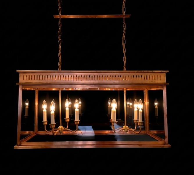 The Mountbatten Copper Chandelier Pendant Light Custom Design
