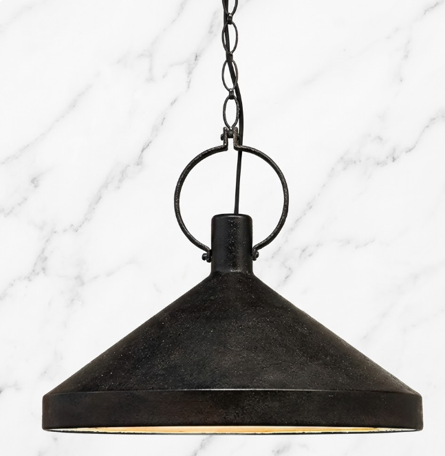 The  McKinney Copper Kitchen Island Light