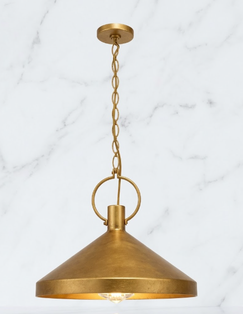 The  McKinney Copper Kitchen Island Light