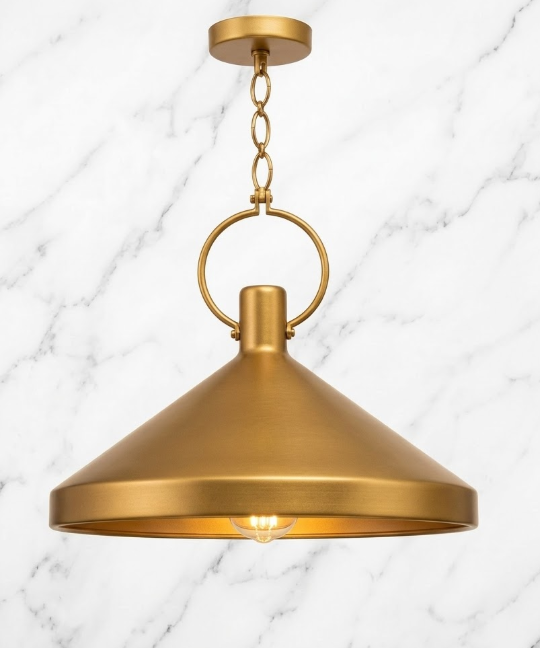 The  McKinney Copper Kitchen Island Light