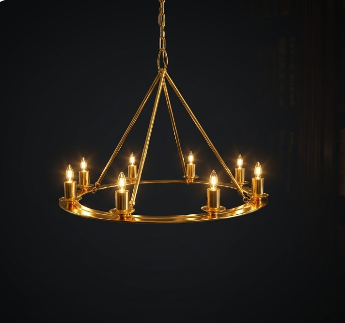St. James King Arthur Steel Chandelier Pendant Lights