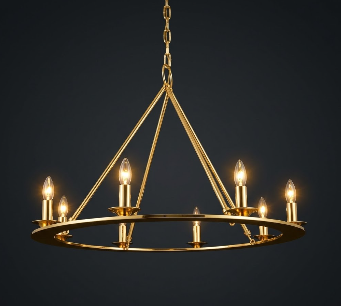 St. James King Arthur Steel Chandelier Pendant Lights