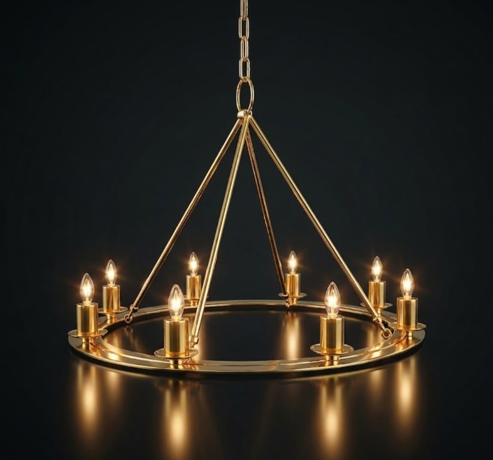 St. James King Arthur Steel Chandelier Pendant Lights