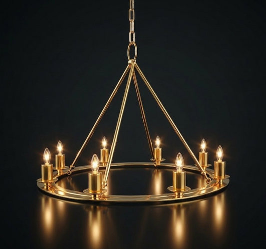 St. James King Arthur Steel Chandelier Pendant Lights