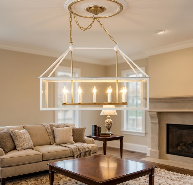 The Corsica Copper Chandelier Pendant Light Custom Design