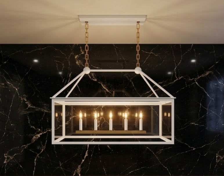 The Corsica Copper Chandelier Pendant Light Custom Design