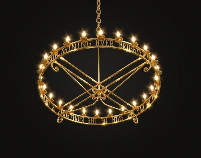 The Giovanni Cathedral Steel Chandelier Pendant Light Custom Design