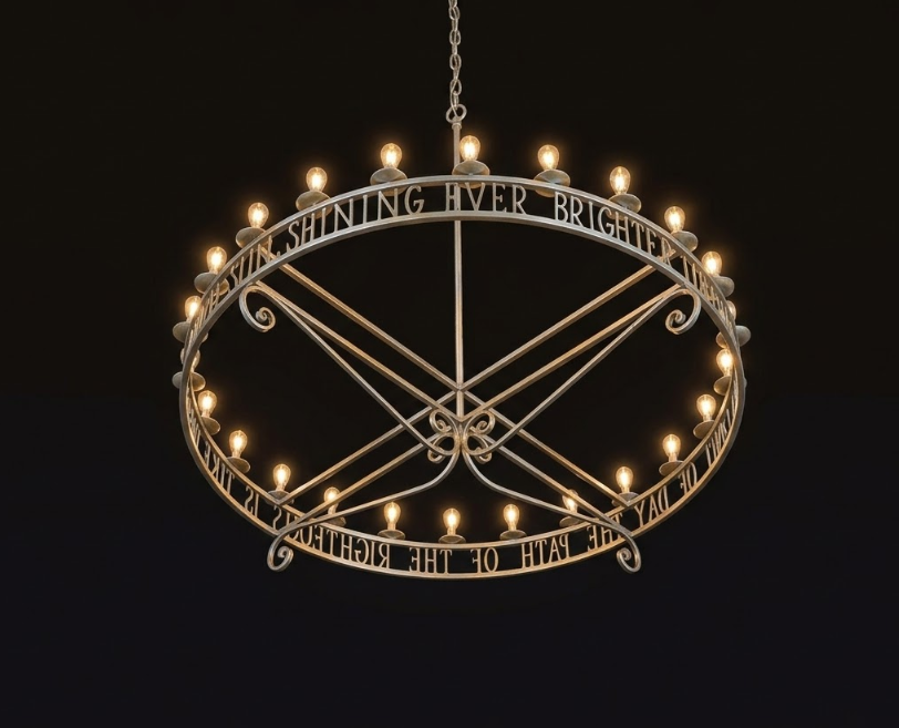 The Giovanni Cathedral Steel Chandelier Pendant Light Custom Design