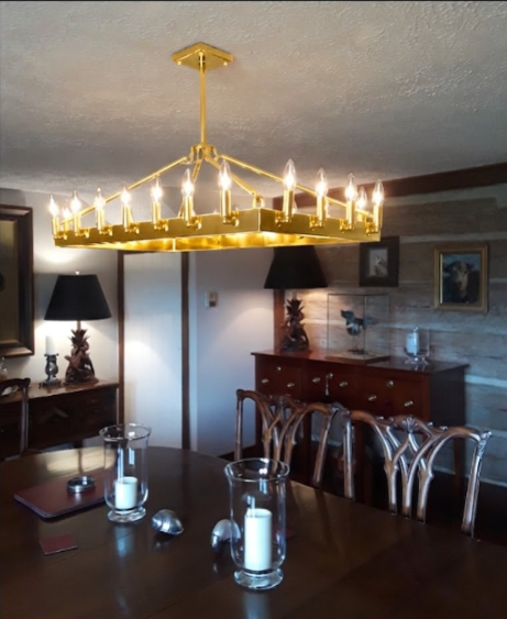 The Santiago Steel Chandelier Pendant Light Custom Design