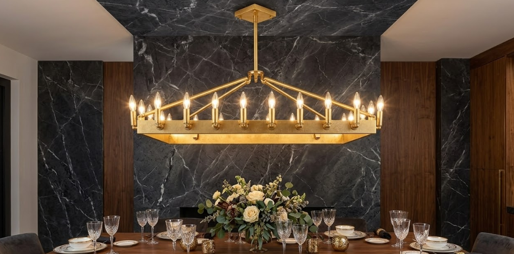 The Santiago Steel Chandelier Pendant Light Custom Design