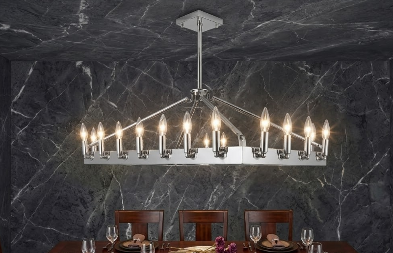 The Santiago Steel Chandelier Pendant Light Custom Design