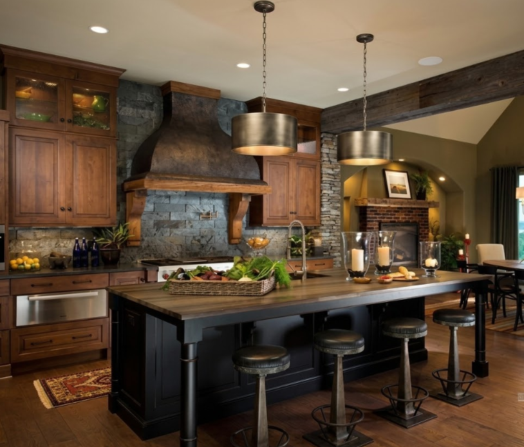 The Bill Britt Copper Drum Chandelier Pendant LIght Custom Design