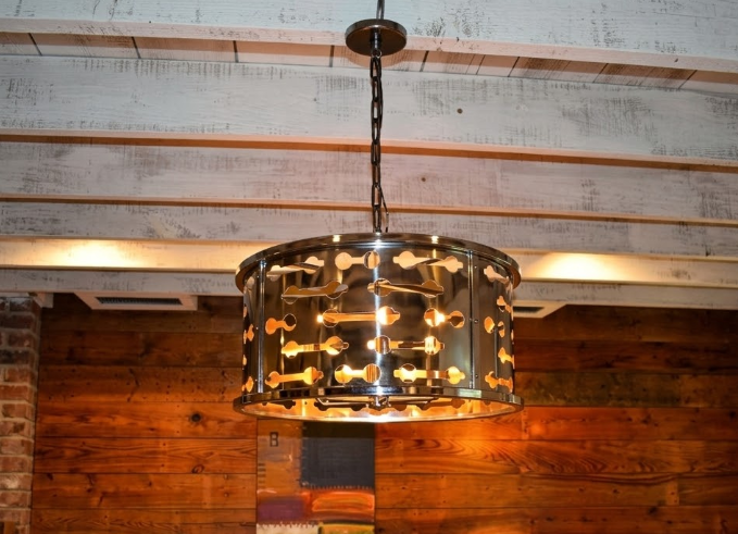 The Milan Drum Copper Chandelier Pendant Lights Custom Design