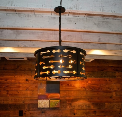 The Milan Drum Copper Chandelier Pendant Lights Custom Design