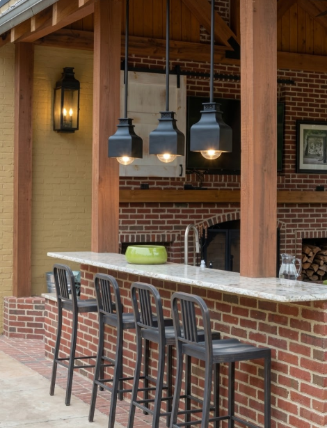 The Oakwood Copper Kitchen Island Pendant Down Light Custom Design