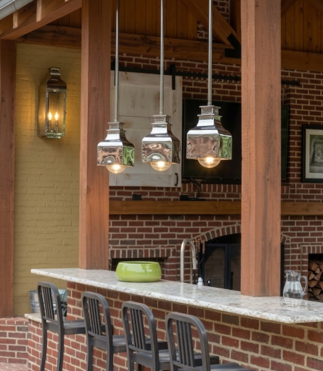 The Oakwood Copper Kitchen Island Pendant Down Light Custom Design