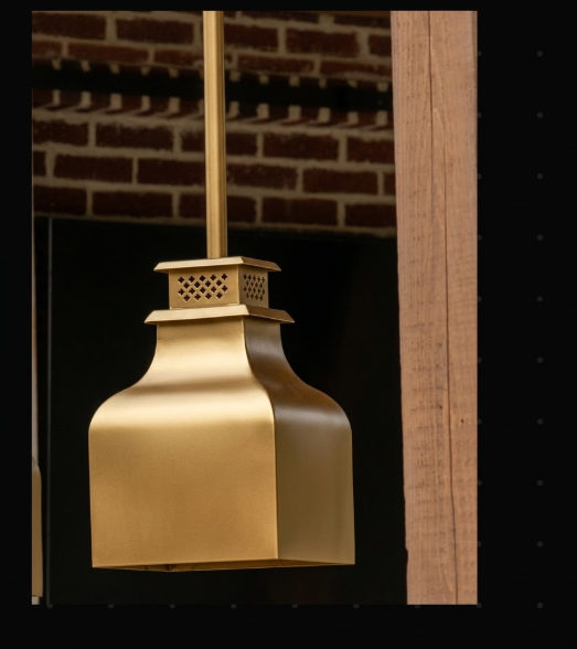 The Oakwood Copper Kitchen Island Pendant Down Light Custom Design