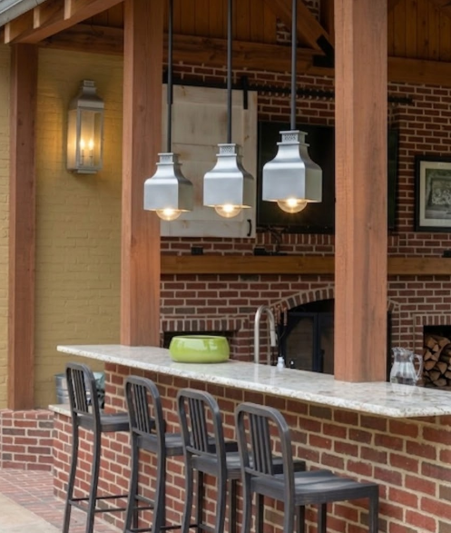 The Oakwood Copper Kitchen Island Pendant Down Light Custom Design