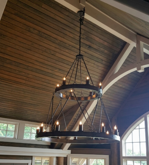 The Bavarian Alps Steel Chandelier Pendant Light Custom Design