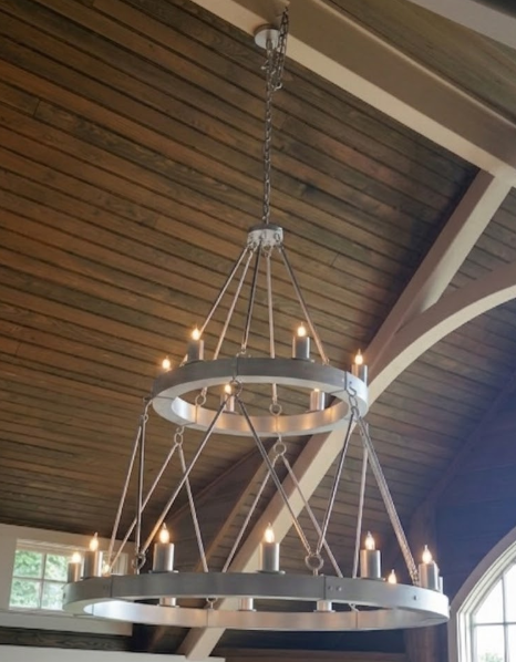 The Bavarian Alps Steel Chandelier Pendant Light Custom Design