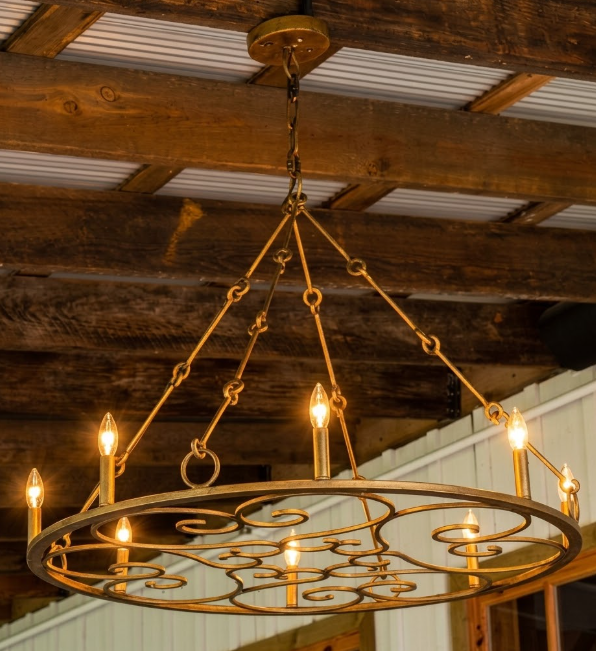 The Edinburgh Castle Steel Chandelier Pendant LIght Custom Design