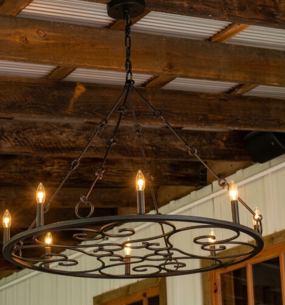 The Edinburgh Castle Steel Chandelier Pendant LIght Custom Design