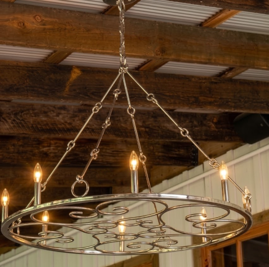 The Edinburgh Castle Steel Chandelier Pendant LIght Custom Design