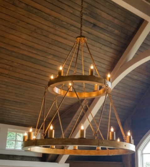 The Bavarian Alps Steel Chandelier Pendant Light Custom Design