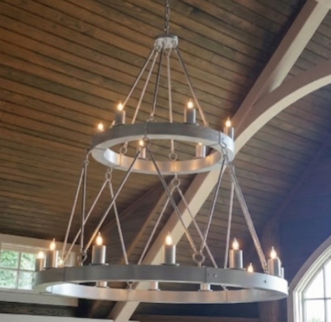 The Bavarian Alps Steel Chandelier Pendant Light Custom Design