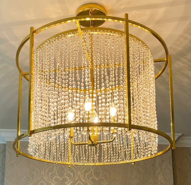 The Paris Crystal Chandelier Pendant Light Custom Design