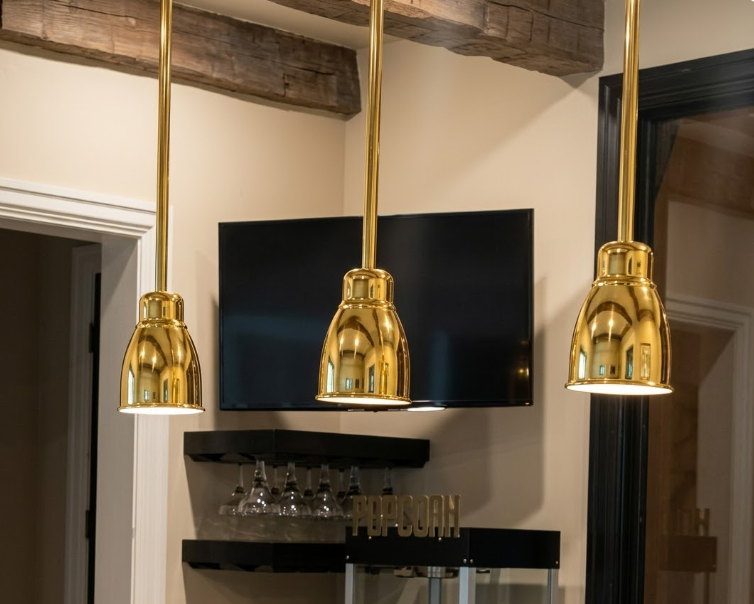 St. James Copper Down Shade Kitchen Island Pendant Lights