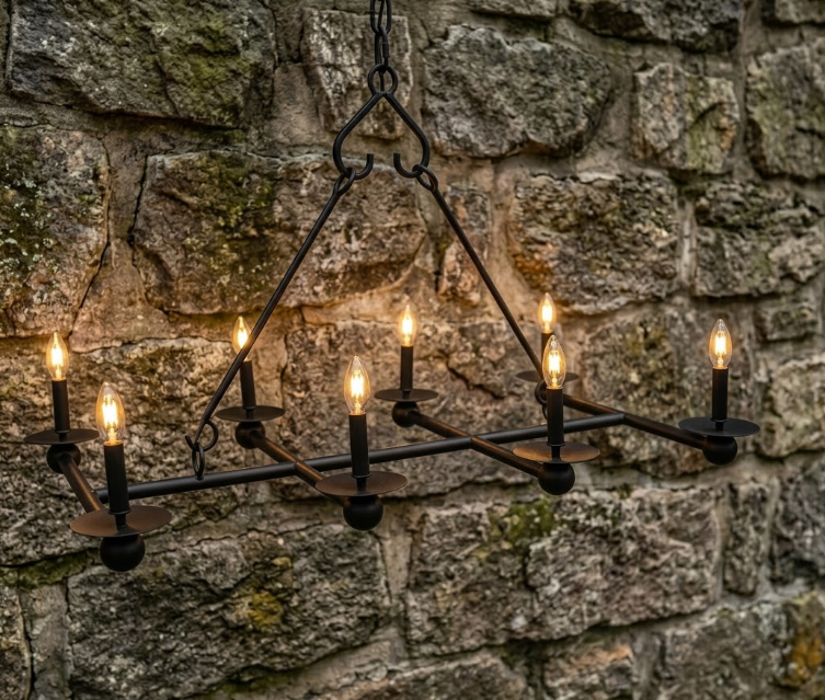 The Canterbury Castle Chandelier Pendant Light Custom Design