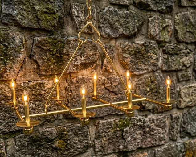 The Canterbury Castle Chandelier Pendant Light Custom Design