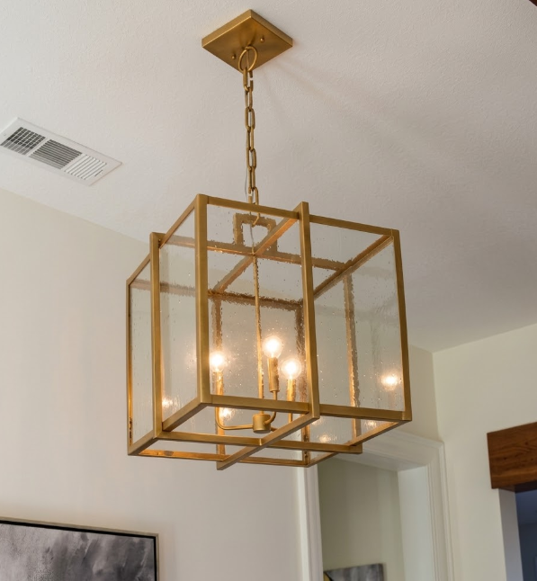 The Boston Cage Copper Chandelier Pendant Light Custom Design