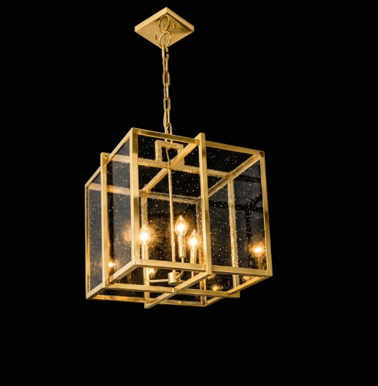 The Boston Cage Copper Chandelier Pendant Light Custom Design