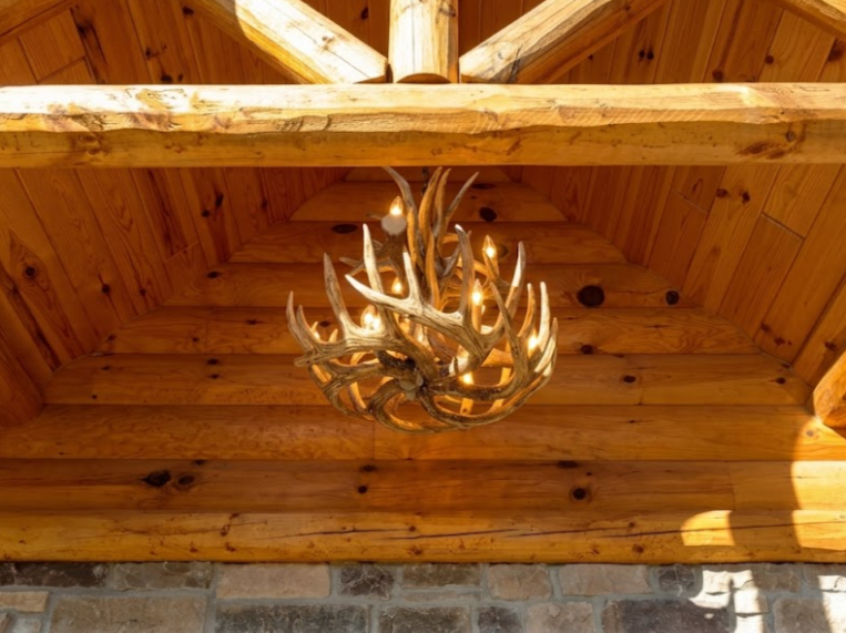 Onalaska Faux Deer Antler Chandelier 24"W 25"T