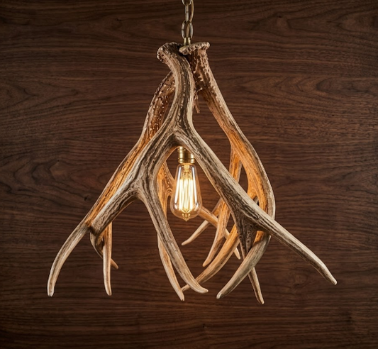 Carlsbad Faux Deer Antler Pendant