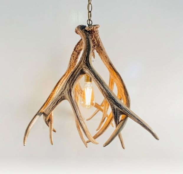 Carlsbad Faux Deer Antler Pendant