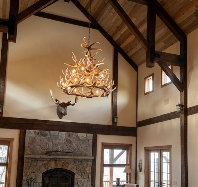 The Rio Grande Elk Antler Chandelier