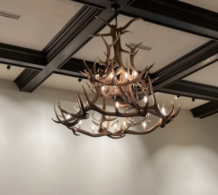 The Rio Grande Elk Antler Chandelier