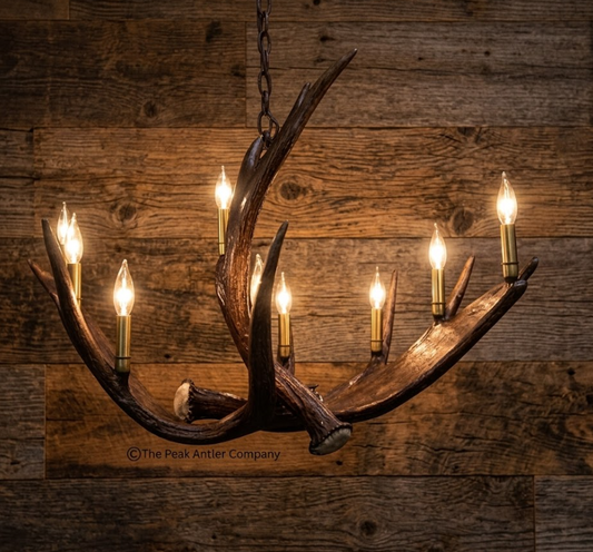 Yukon River Oval Moose Antler Chandelier