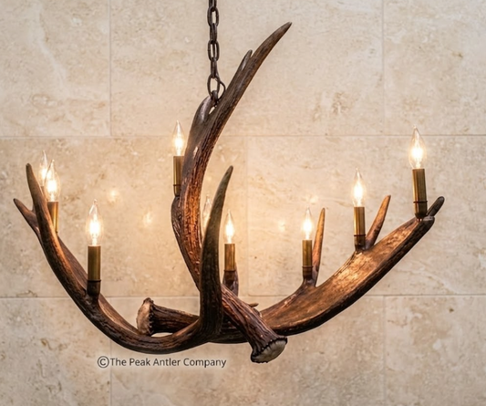 Yukon River Oval Moose Antler Chandelier