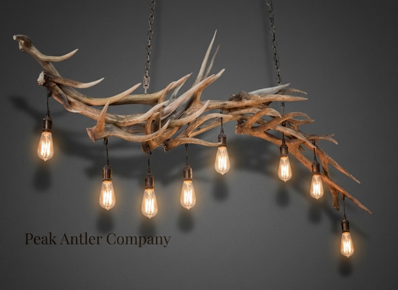 The Mexicali Elk Antler Chandelier