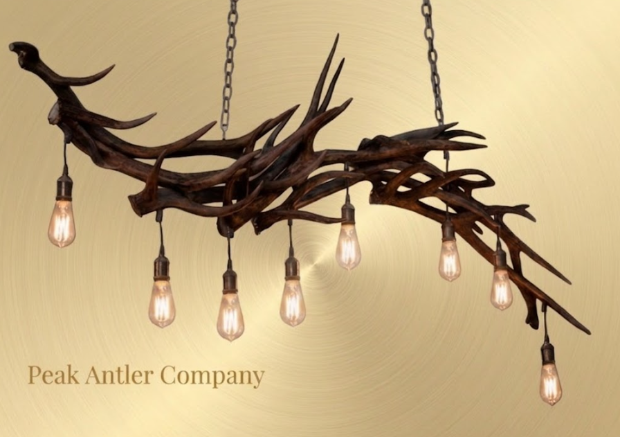 The Mexicali Elk Antler Chandelier