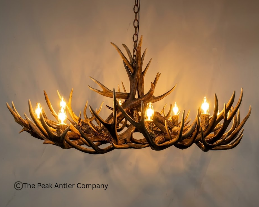 The Galloway Deer Antler Chandelier