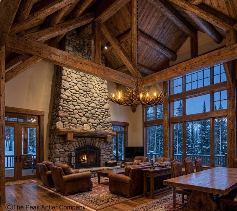 The Galloway Deer Antler Chandelier