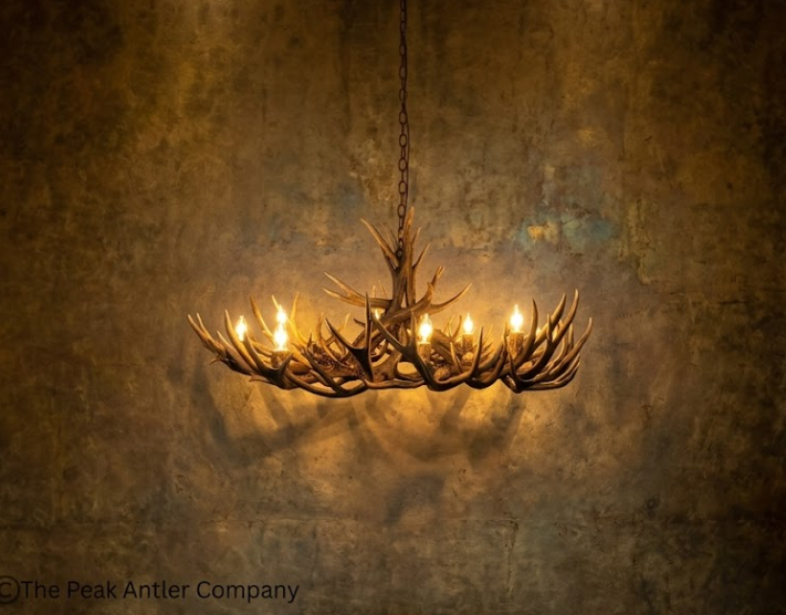 The Galloway Deer Antler Chandelier