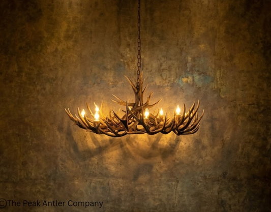 The Galloway Deer Antler Chandelier