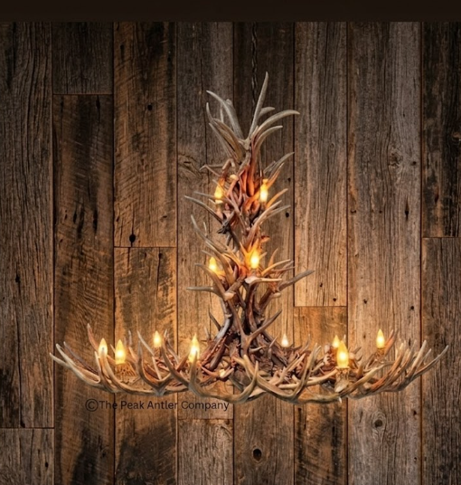 The  Matterhorn Deer Antler Chandelier